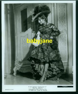 Barbra Streisand Vintage 8x10 Photo Irene Sharaff Gown Shows Shoes Hello Dolly
