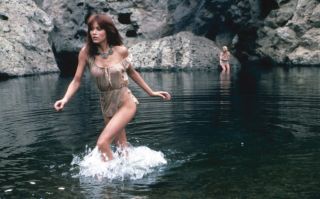 Tanya Roberts Sexy In Water 35mm Photo Slide The Beastmaster Stamped