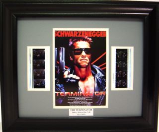 The Terminator Framed Film Cell Arnold Schwarzenegger
