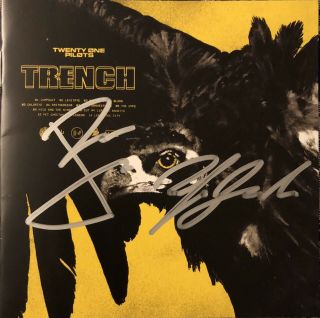 Twenty One Pilots Trench Cd Signed Autographed By Tyler Joseph Josh Dun