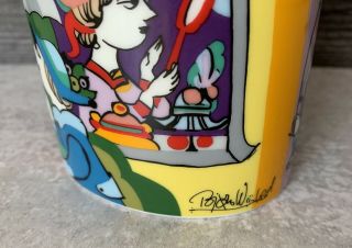 Colorful Oval Porcelain Vase by Bjorn Wiinblad for Rosenthal Studio Linie German 2