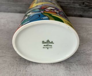 Colorful Oval Porcelain Vase by Bjorn Wiinblad for Rosenthal Studio Linie German 7