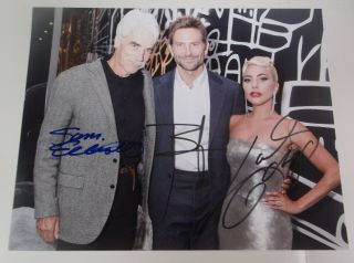 Bradley Cooper,  Lady Gaga,  Sam Elliott Triple Signed " A Star Is Born " Photo