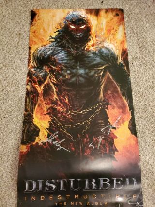 Disturbed Full Band Autograph Poster