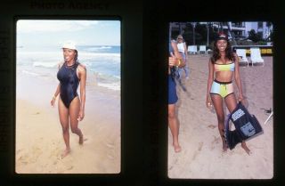 Vintage Traci Bingham Baywatch Actress Playboy Model Slides 35mm Transparency