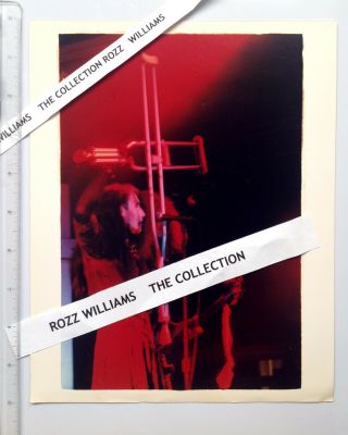 Rozz Williams Owned - Shadow Project Performance 8x10 - Red Crutch Cross