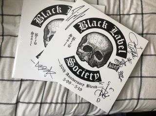 Black Label Society Signed Sonic Brew Vinyl Zack Wylde 20th Anniversary