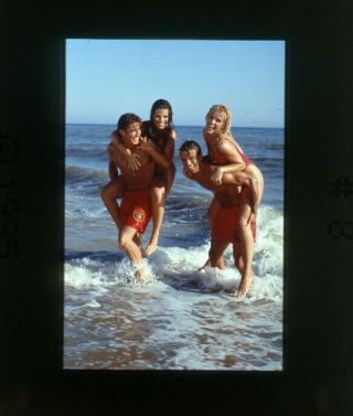 Vintage Yasmine Bleeth Gena Lee Nolin Baywatch Rare Slide 35mm Transparency
