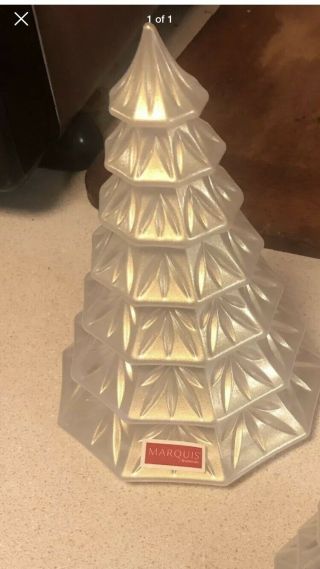 Marquis By Waterford Frosted 6.  5in Christmas Tree