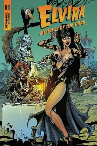 Elvira Mistress Of The Dark Comic Book Cover Fridge Magnet 2.  5 " X 3.  5 "