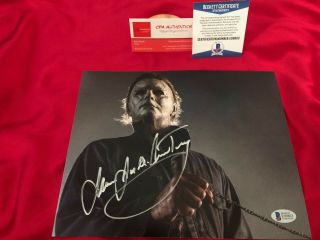 James Jude Courtney Signed Michael Myers Halloween 2018 8x10 Bas