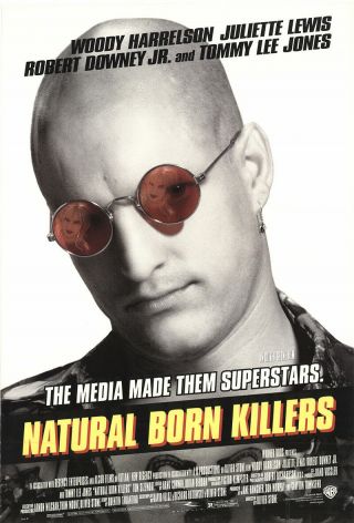 Natural Born Killers 1994 27x41 Orig Movie Poster Fff - 10608 Rolled Juliette L.
