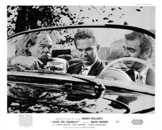 Kiss Me Deadly Lobby Card Ralph Meeker Jack Elam Vintage Car 1955 Crime