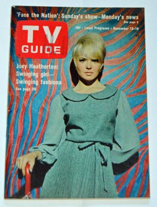 1965 " Joey Heatherson " - Jackie Cooper - 54 Year Old No.  Indiana Tv Guide Exc,
