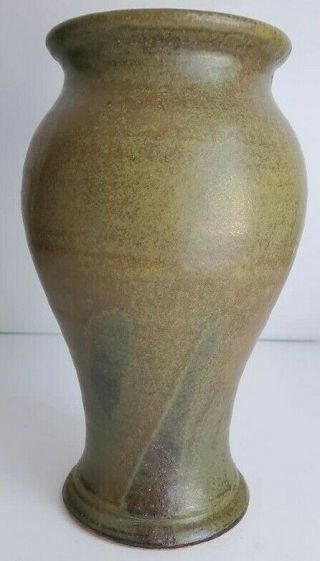 Vtg 1993 Pewabic Tile Arts Crafts Pottery Detroit Cranbrook 8 " Vase Us Ship