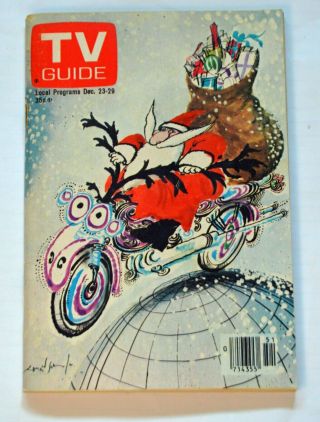 Christmas 1978 - Cover By Searle 1978 Ny Metro Tv Guide - Exc
