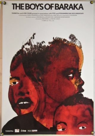 The Boys Of Baraka Rolled Orig 1sh Movie Poster Kenya School Docu (2005)