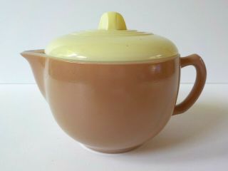 Hazel Atlas Platonite Milk Glass Little Hostess Tea Pot Teapot Tempo Colors