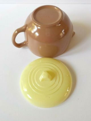 Hazel Atlas Platonite Milk Glass Little Hostess Tea Pot Teapot Tempo Colors 4