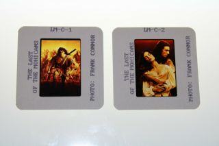 THE LAST OF THE MOHICANS - 13 press kit slides Daniel Day Lewis Madeleine Stow 2