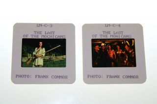 THE LAST OF THE MOHICANS - 13 press kit slides Daniel Day Lewis Madeleine Stow 3