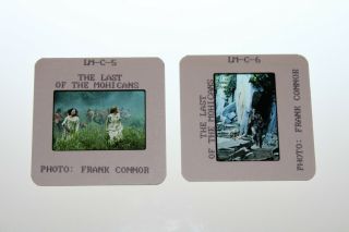 THE LAST OF THE MOHICANS - 13 press kit slides Daniel Day Lewis Madeleine Stow 4