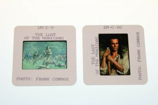 THE LAST OF THE MOHICANS - 13 press kit slides Daniel Day Lewis Madeleine Stow 6