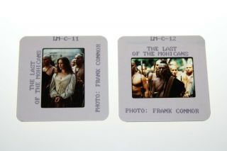 THE LAST OF THE MOHICANS - 13 press kit slides Daniel Day Lewis Madeleine Stow 7