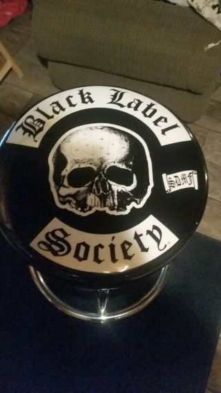 Black Label Society Bar Stool