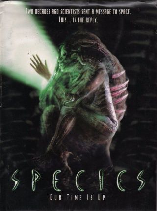 Species 1995 Press Kit Ben Kingsley,  Natasha Henstridge Ex 010516dbe
