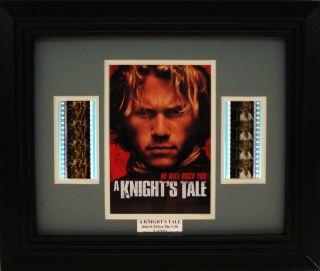 Heath Ledger A Knights Tale Framed Film Cell
