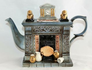 Paul Cardew Classical Fireplace Woodmanton Titan Flueback Large Teapot