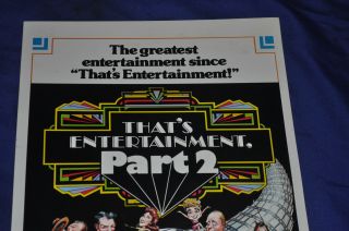 That ' s Entertainment 2 14x36 Insert U.  S.  Movie Poster - (1975) ITB WH 2