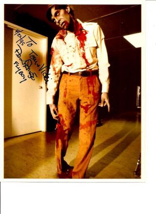 David Emge Dawn Of The Dead 1978 Signed Autographed Dated Photo Zombie