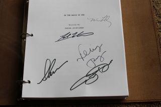 On The Basis Of Sex For Your Consideration Leather Cast Signed Screenplay Script