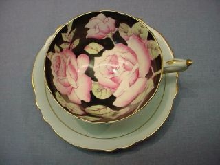 Paragon Large Roses Teacup & Saucer