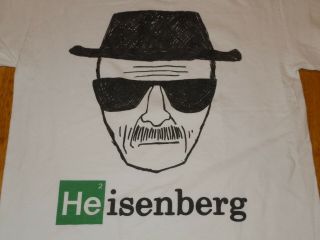Breaking Bad Heisenberg Mr White Shirt Mens Medium White