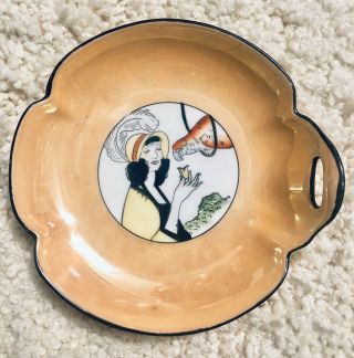 One Of A Kind Art Deco Noritake Luster Ash Tray Collectible 1920’s Collectible