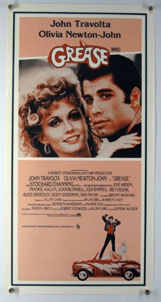 Grease John Travolta Olivia Newton - John Musical Aus Daybill 1978