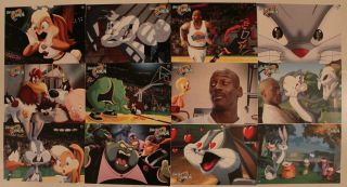 Michael Jordan Space Jam German Lobby Card Set 12 Looney Tunes Basketball