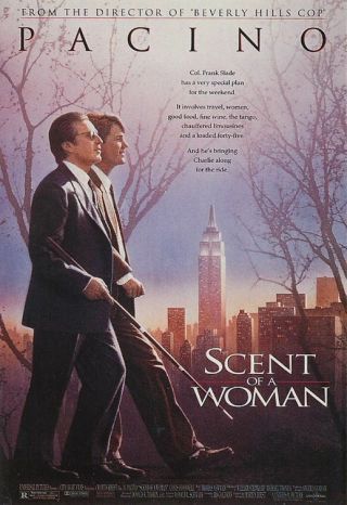 Scent Of A Woman Al Pacino Rolled Single Sided 27x40 Movie Poster 1992