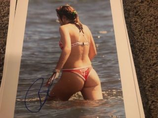 Bella Thorne Bikini Booty Signed W/ Tamper Proof Holo & Auto Autograph