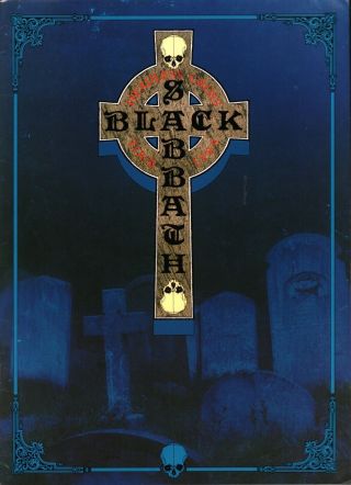 Black Sabbath 1989 Headless Cross Tour Concert Program Book Booklet / Ex 2 Nmt