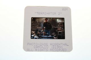 TERMINATOR 2 - 3 press kit slides Arnold Schwarzenegger Linda Hamilton E Furlong 3