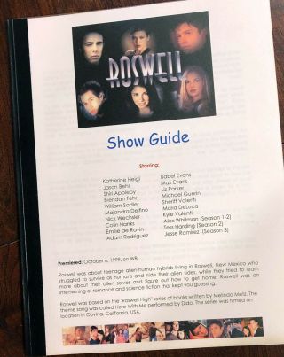 Roswell Show Guide Jason Behr Katherine Heigl Shiri Appleby Emily De Ravin Hanks