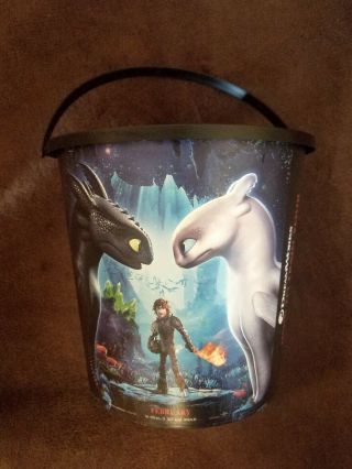 How To Train Your Dragon: The Hidden World - Popcorn Bucket - RARE PROMO 3