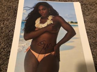 Serena Williams Topless Hot Signed With Tamper Proof Hologram & Auto