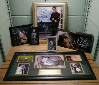 Cliff Richard Memorabilia: Film Stills / Signed Photos / Dvds / Coin 21c