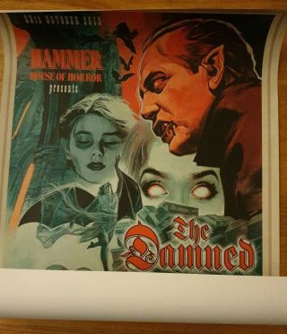 The Damned Official Poster London Palladium 2019 Night Of A Thousand Vampires