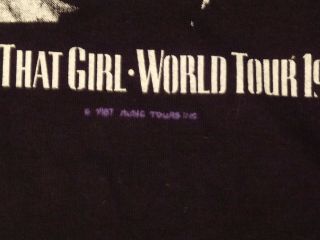 MADONNA - 1987 WHO ' S THAT GIRL WORLD TOUR T SHIRT - SIZE XL 3